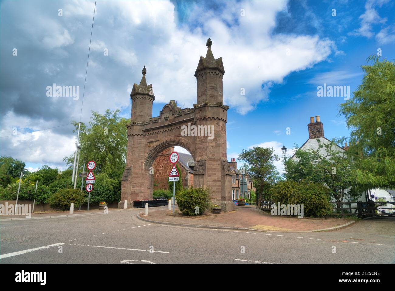 Fettercairn Arch. This Historic stone 'arch' memorial, 1861 to to