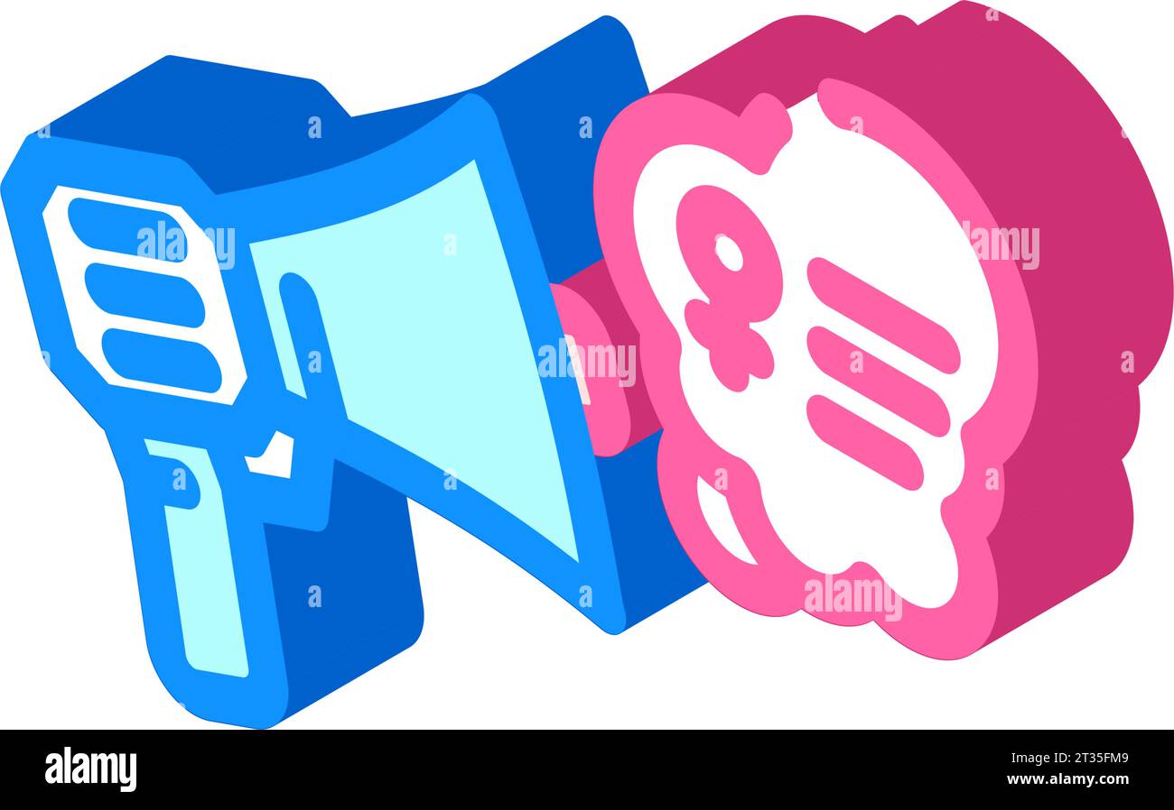 women empowerment feminism woman isometric icon vector illustration ...