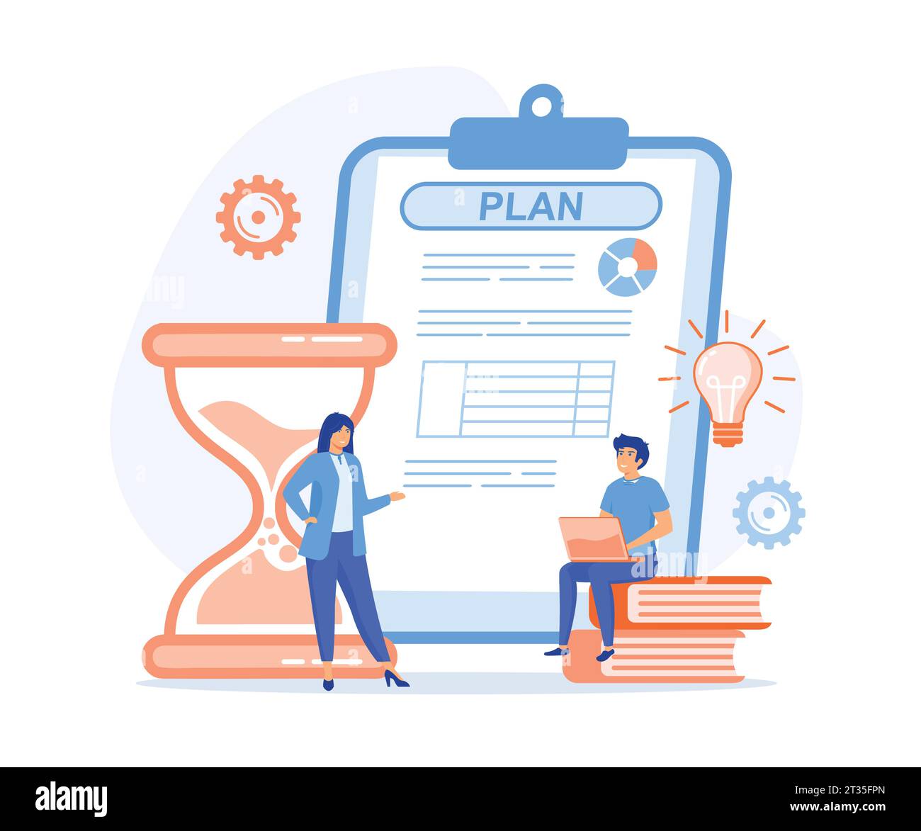 business planning, target, business work flow, time management, flat