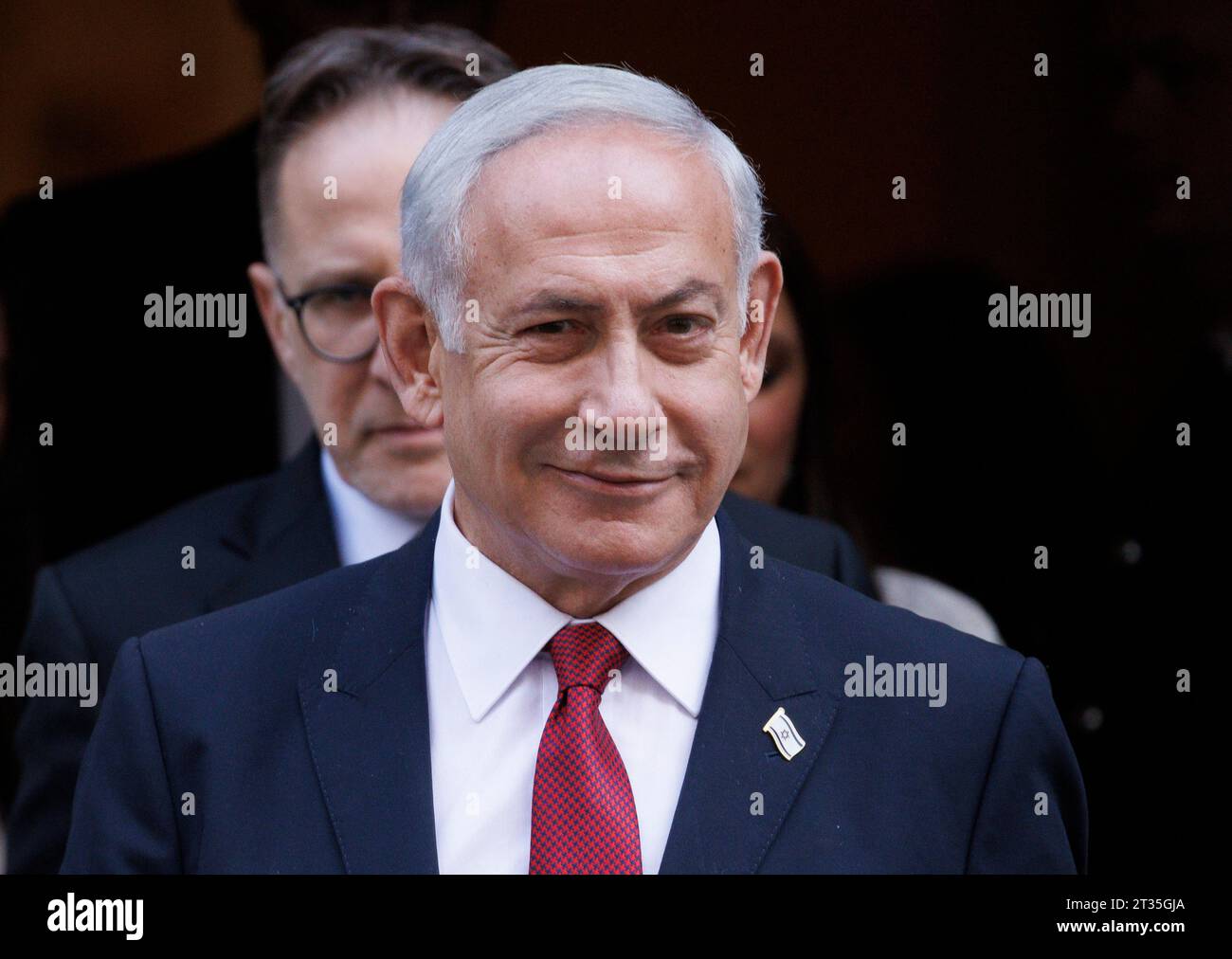 Israeli Prime Minister, Benjamin Netanyahu, visits Rishi Sunak in ...