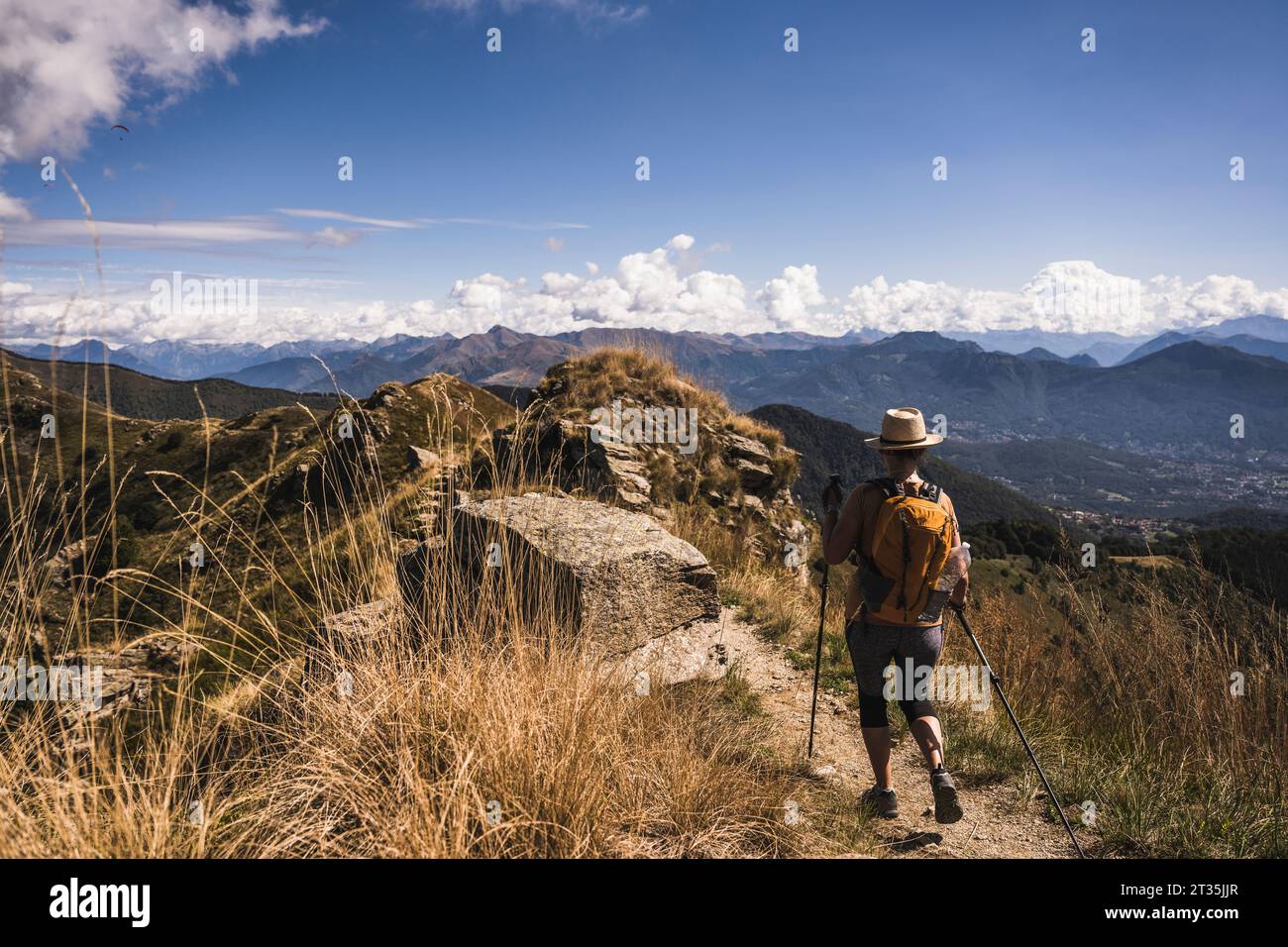 Walking poles hi-res stock photography and images - Alamy