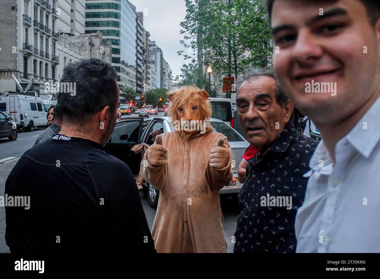 Javier milei costume hi-res stock photography and images - Alamy