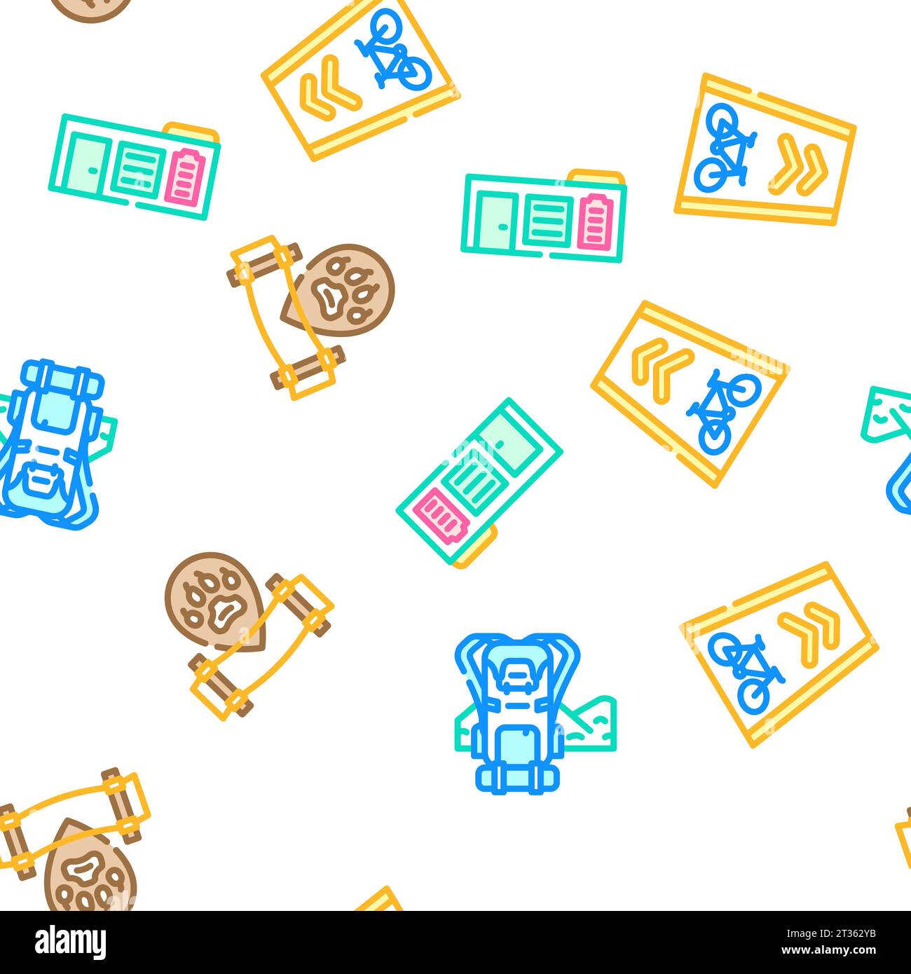 engineer environmental technology vector seamless pattern Stock Vector ...