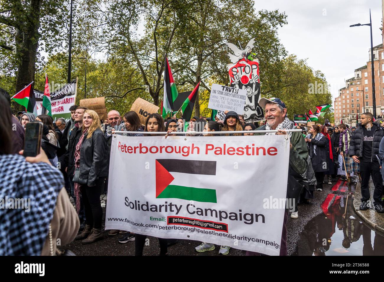 Peterborough Palestine Solidarity Campaign, Pro-Palestinian protest in