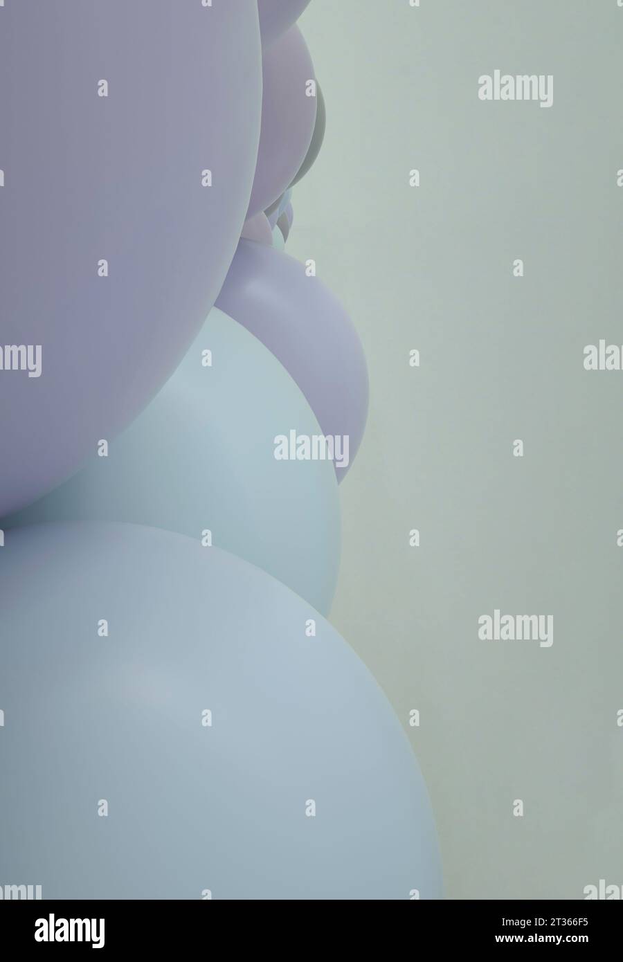 3D purple spheres against pastel colored background Stock Photo - Alamy