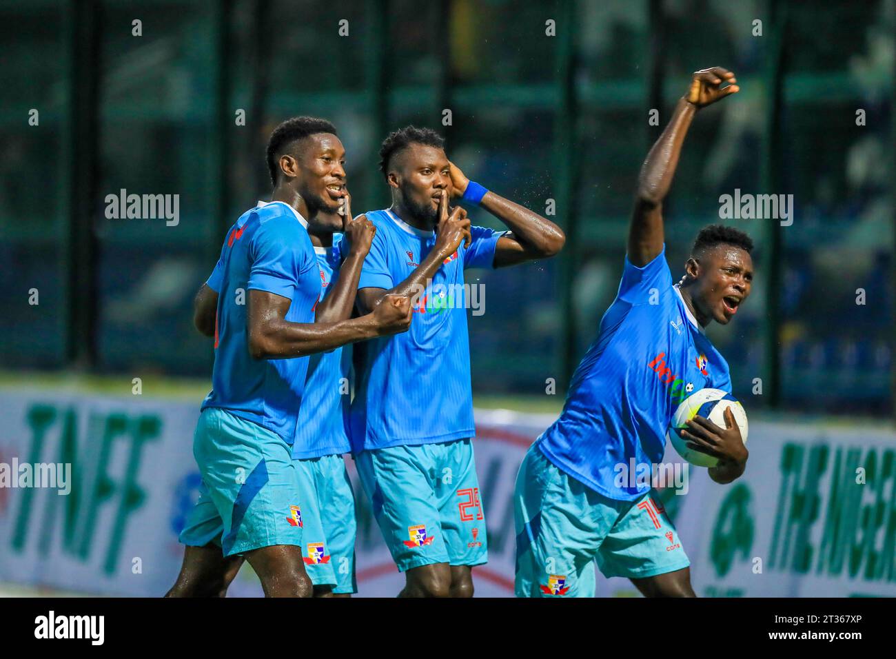 OGUN STATE, NIGERIA. 22 OCT 2023. REMO STARS VS SPORTING LAGOS. NIGERIA