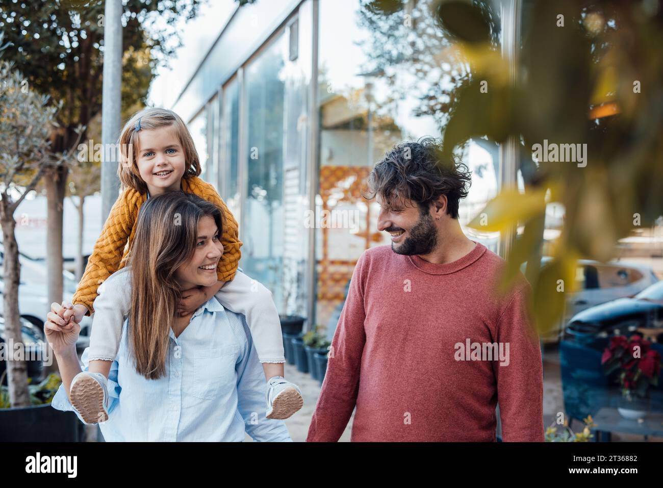 Woman carrying man on shoulder hi-res stock photography and images - Alamy