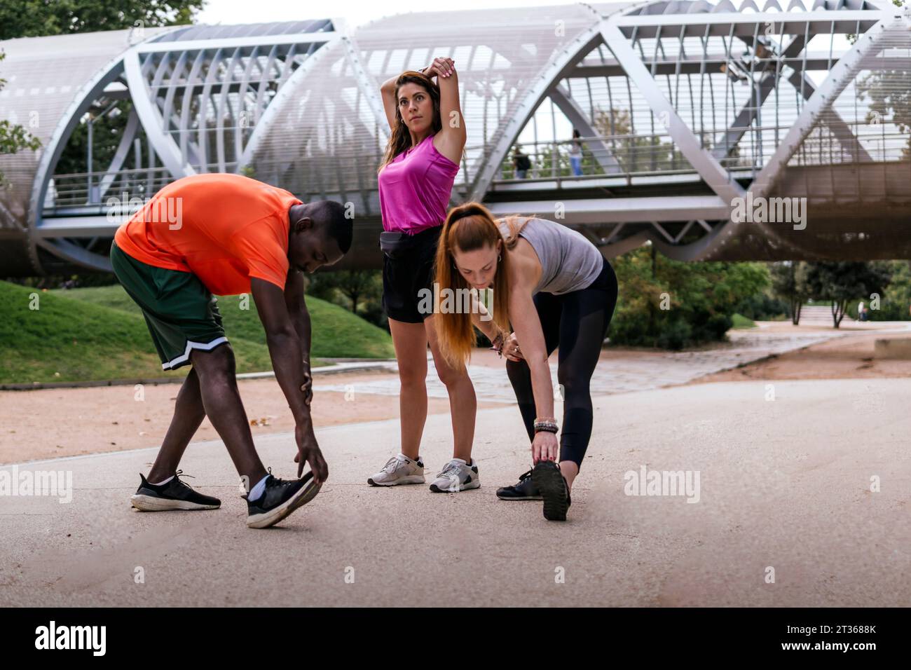 Group multiracial active women hi-res stock photography and images - Alamy