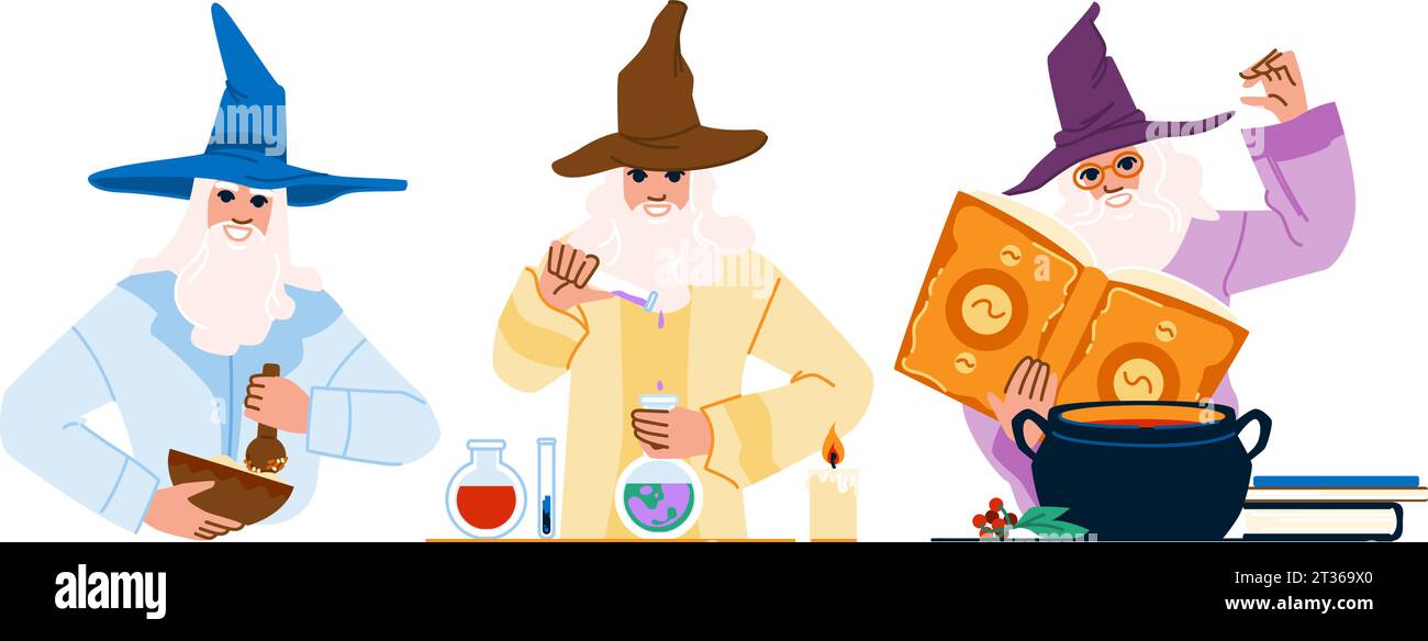 old alchemist vector Stock Vector Image & Art - Alamy
