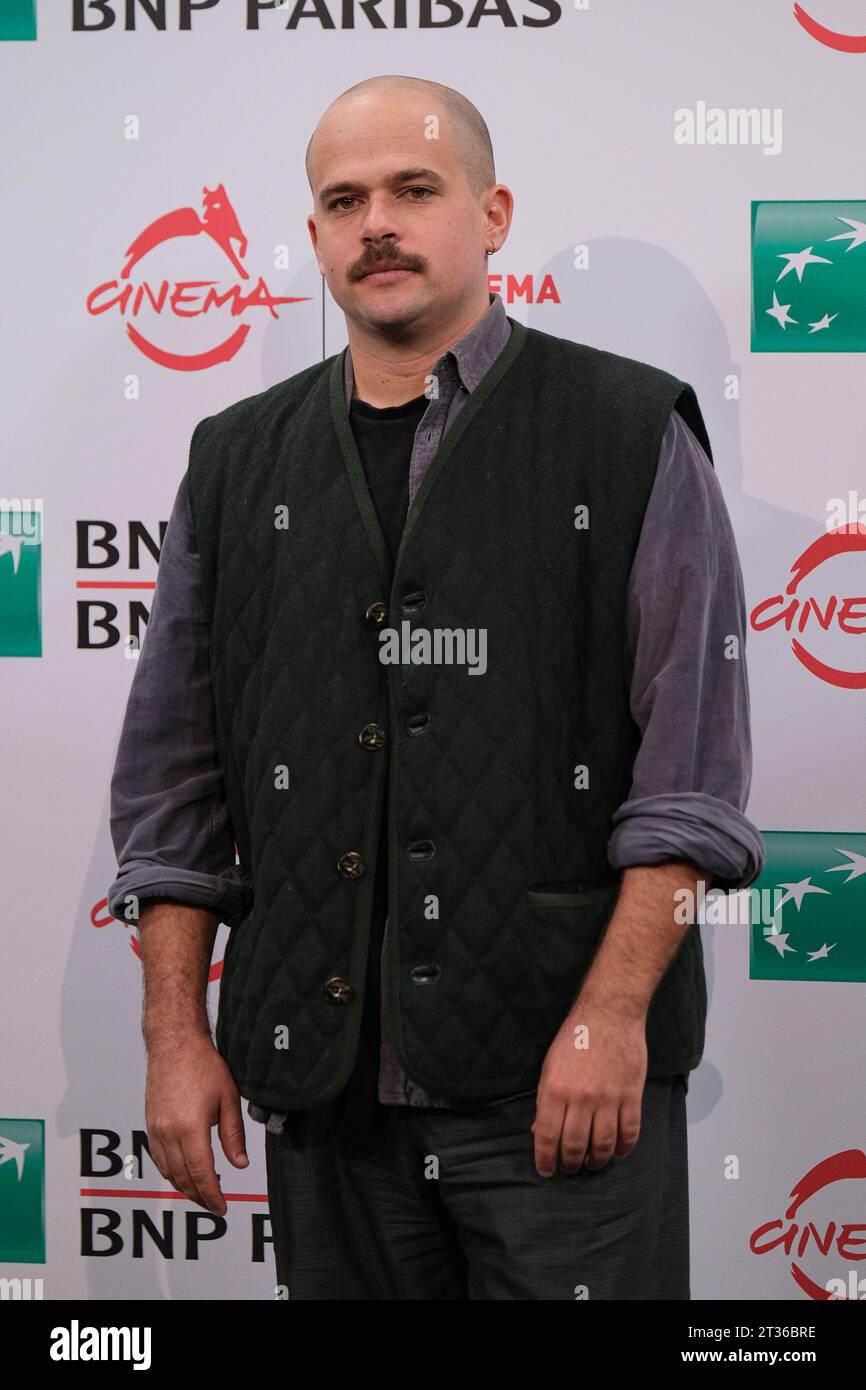 Rome, Italy. 23rd Oct, 2023. Brando Pacitto attends a photocall for the ...