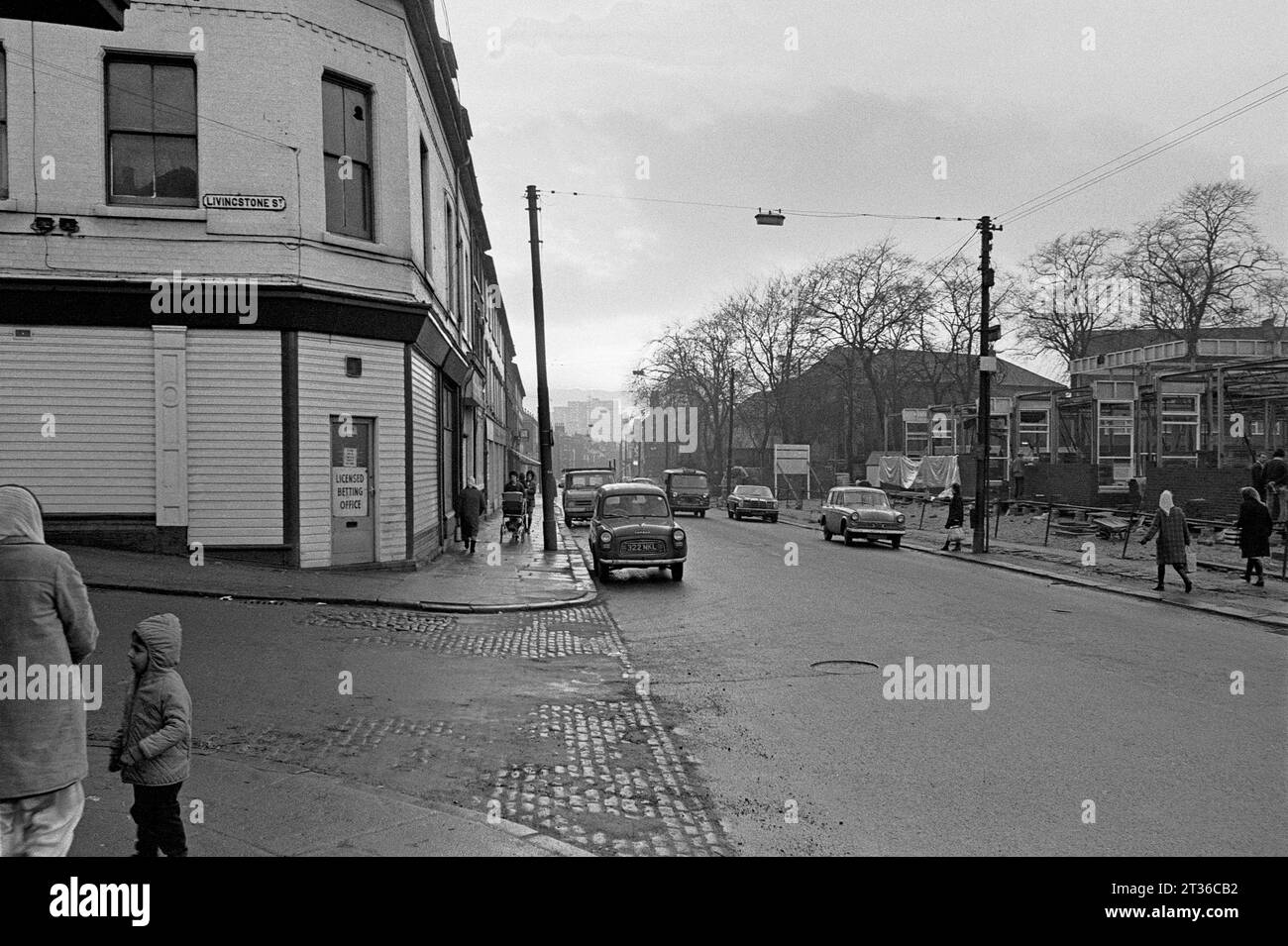 St Ann's Well Road at the junction with Livingstone Street, during the