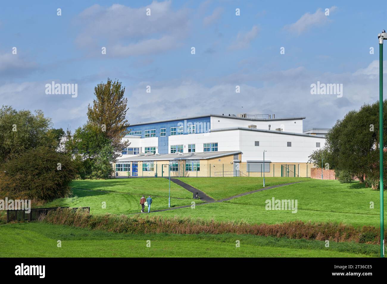 Boldon School, a co-educational secondary school, Boldon Colliery, South Tyneside, England. Stock Photo