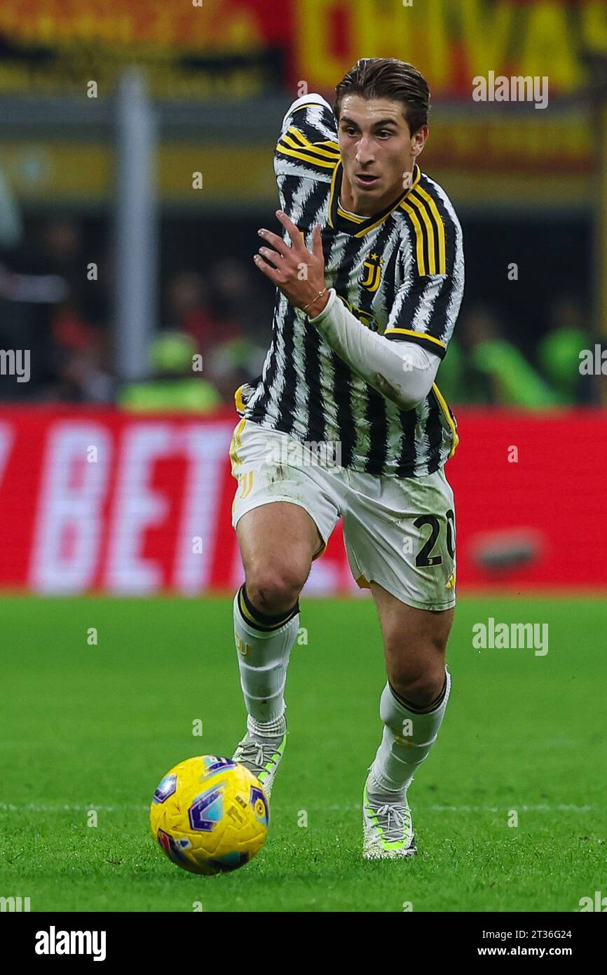 Turin, Italy. 09th Aug, 2023. Fabio Miretti of Juventus during the  pre-season test match between Juventus Fc and Juventus NextGen U23 on 09  August 2023 at Juventus Stadium, Turin, taly. Photo Nderim