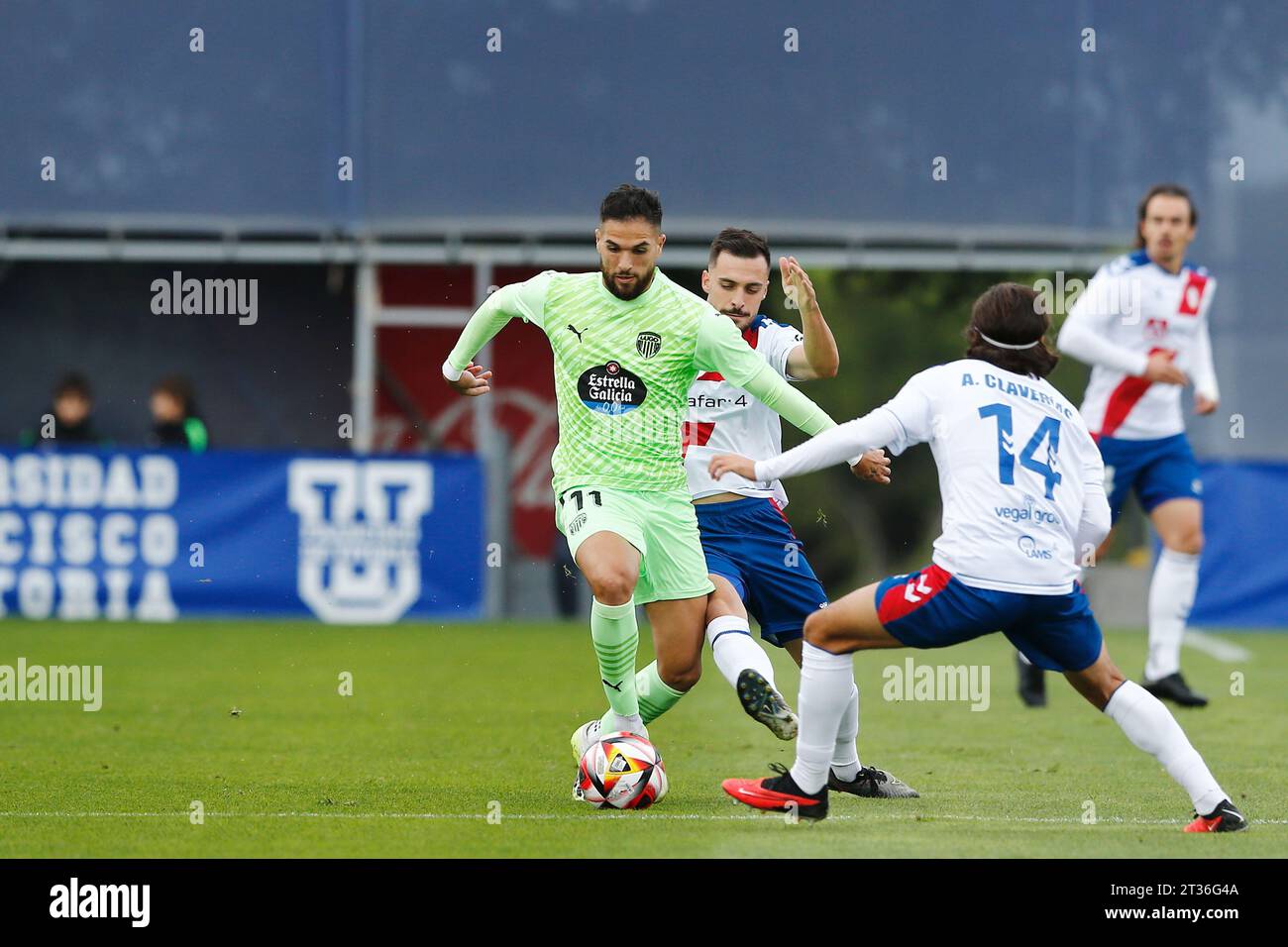 Majadahonda, Spain. 22nd Oct, 2023. Antonin (Lugo) Football/Soccer Spanish "Primera RFEF
