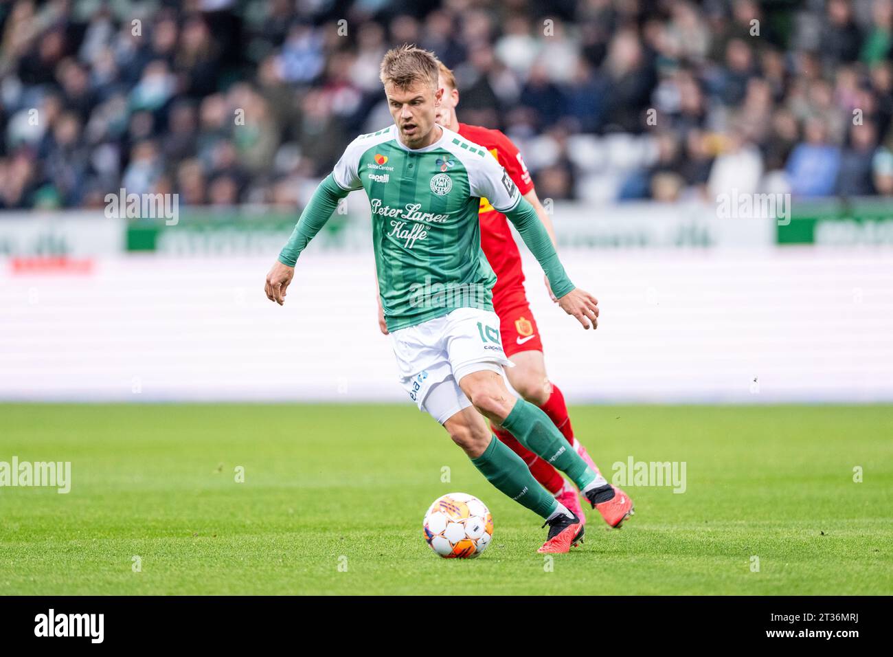 Denmark. 22nd, October 2023. Jamie Jacobs (10) of FF