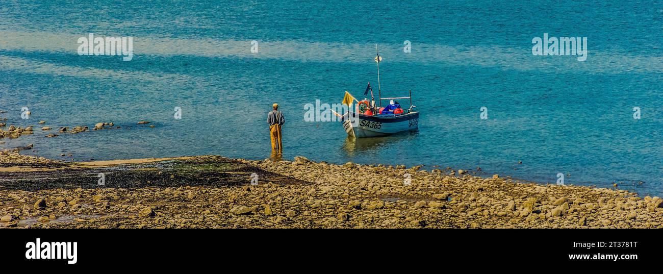 The Old Man and the Sea Stock Photo - Alamy