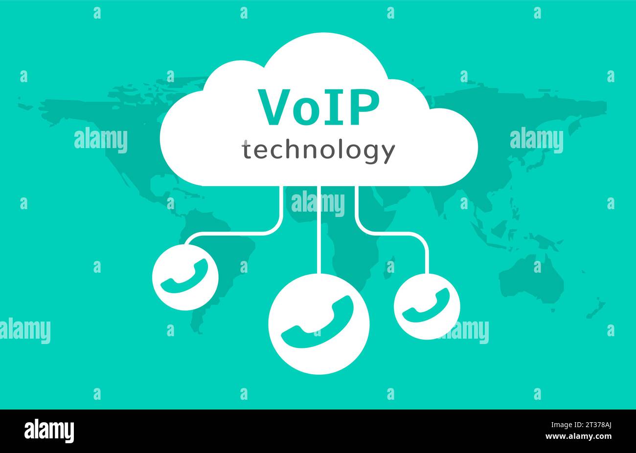 Voip vector icon. call concept connection. Voice over network