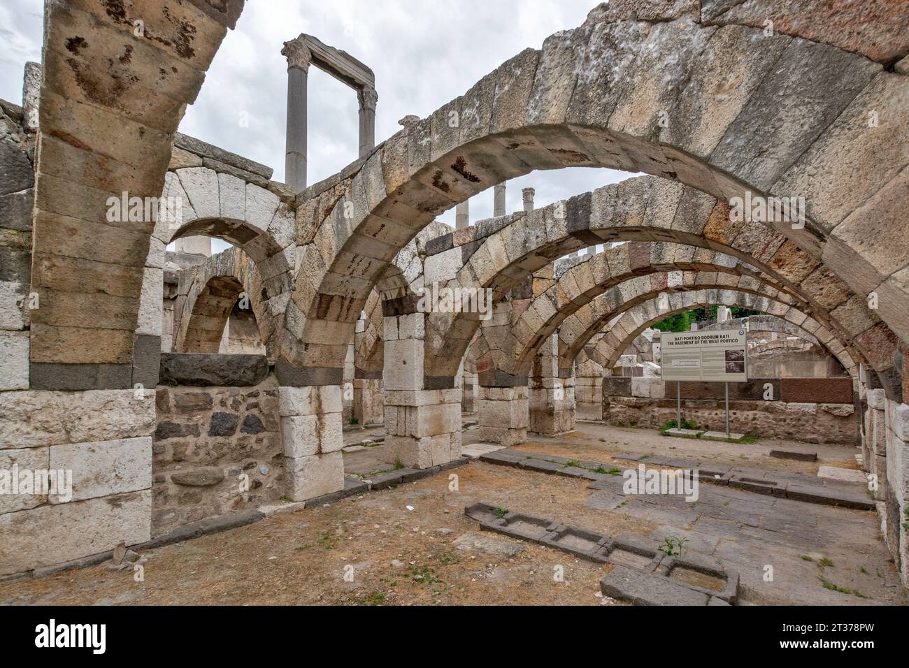 The Agora of Smyrna, Agora of Izmir, Aegean region of Turkey Stock ...