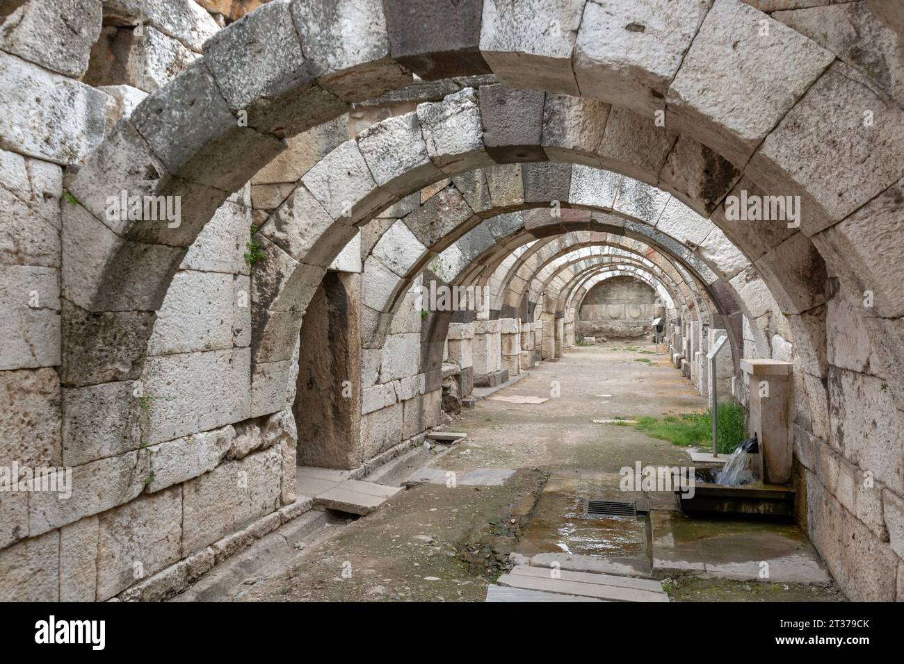The Agora of Smyrna, Agora of Izmir, Aegean region of Turkey Stock ...