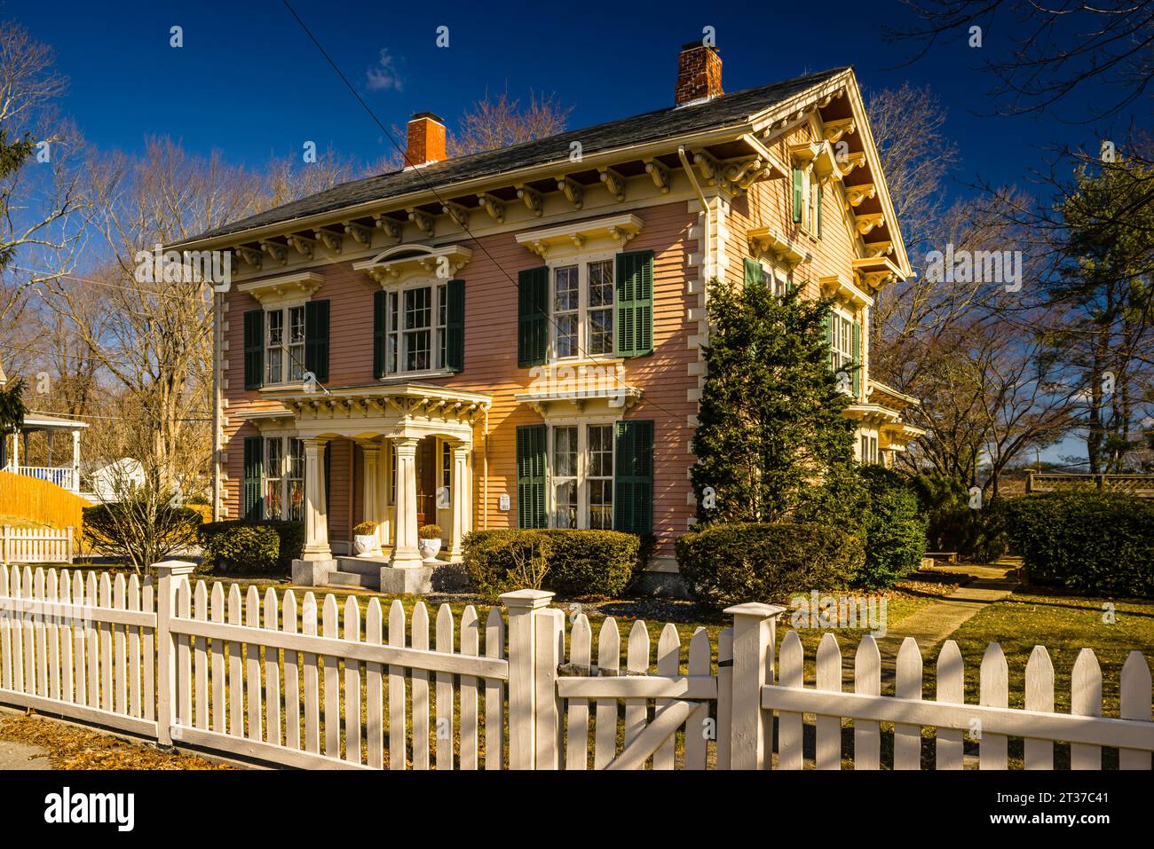 Jacob Morse House Union Village Historic District   Woonsocket, Rhode Island, USA Stock Photo