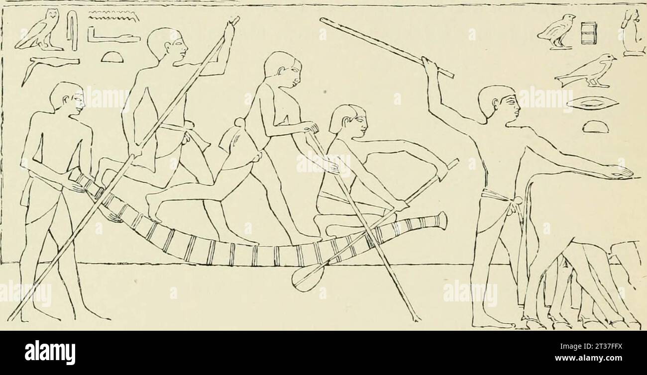 A history of art in ancient Egypt (1883 Stock Photo - Alamy