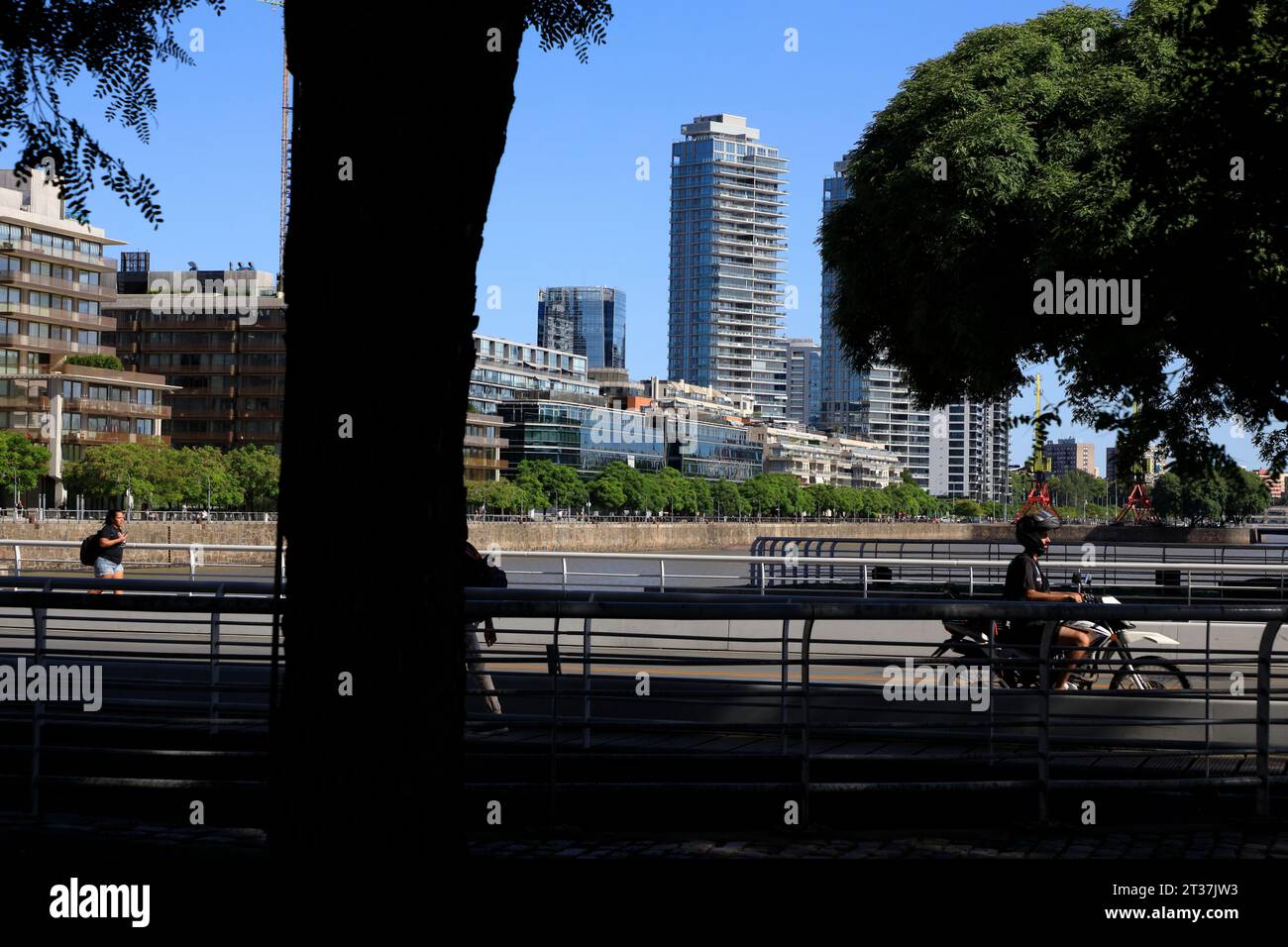 Skyscrapers newly developed luxurious apartments and hotels in Puerto