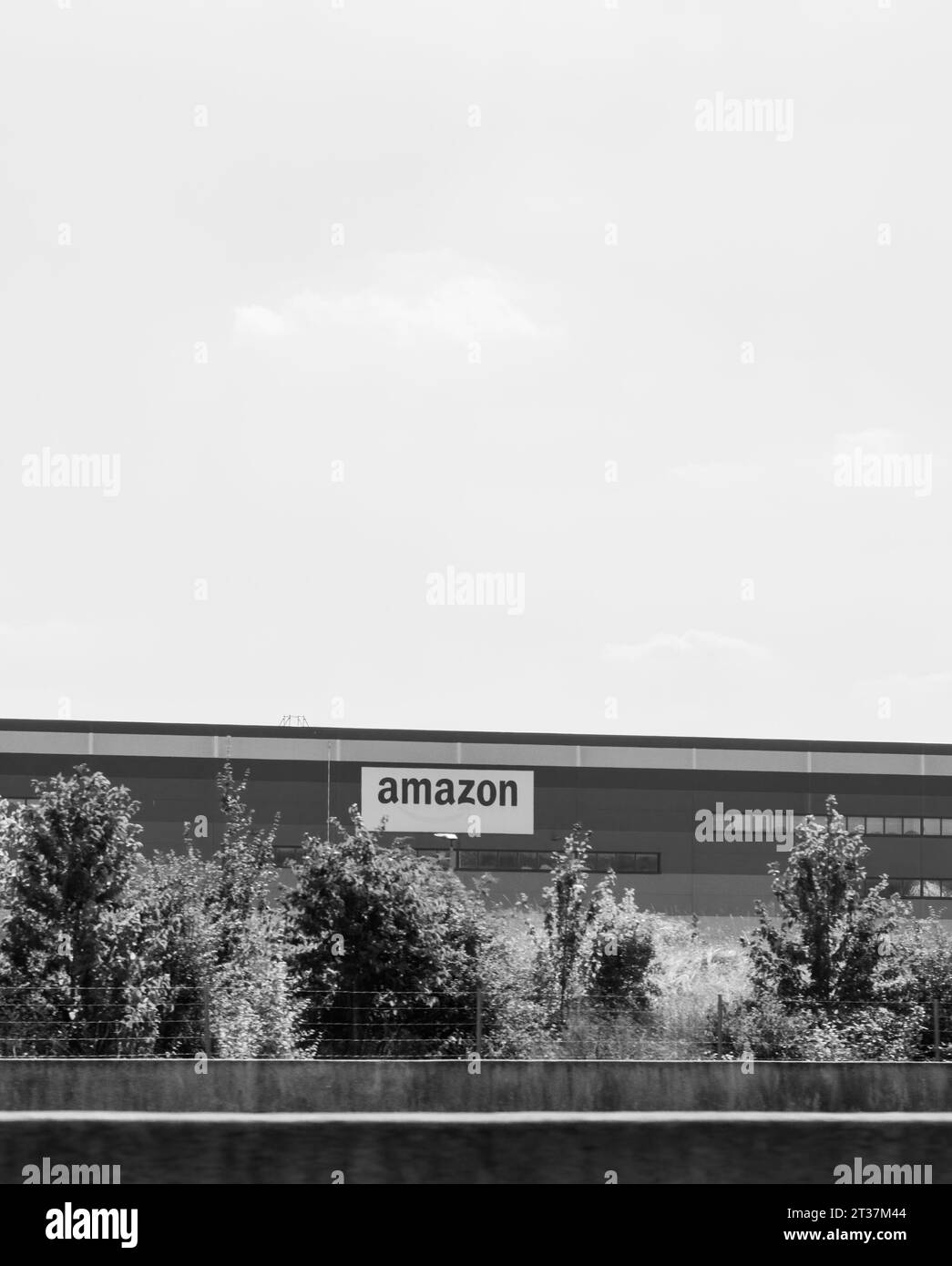 France Aug 17, 2023 Monochromatic view of the colossal Amazon
