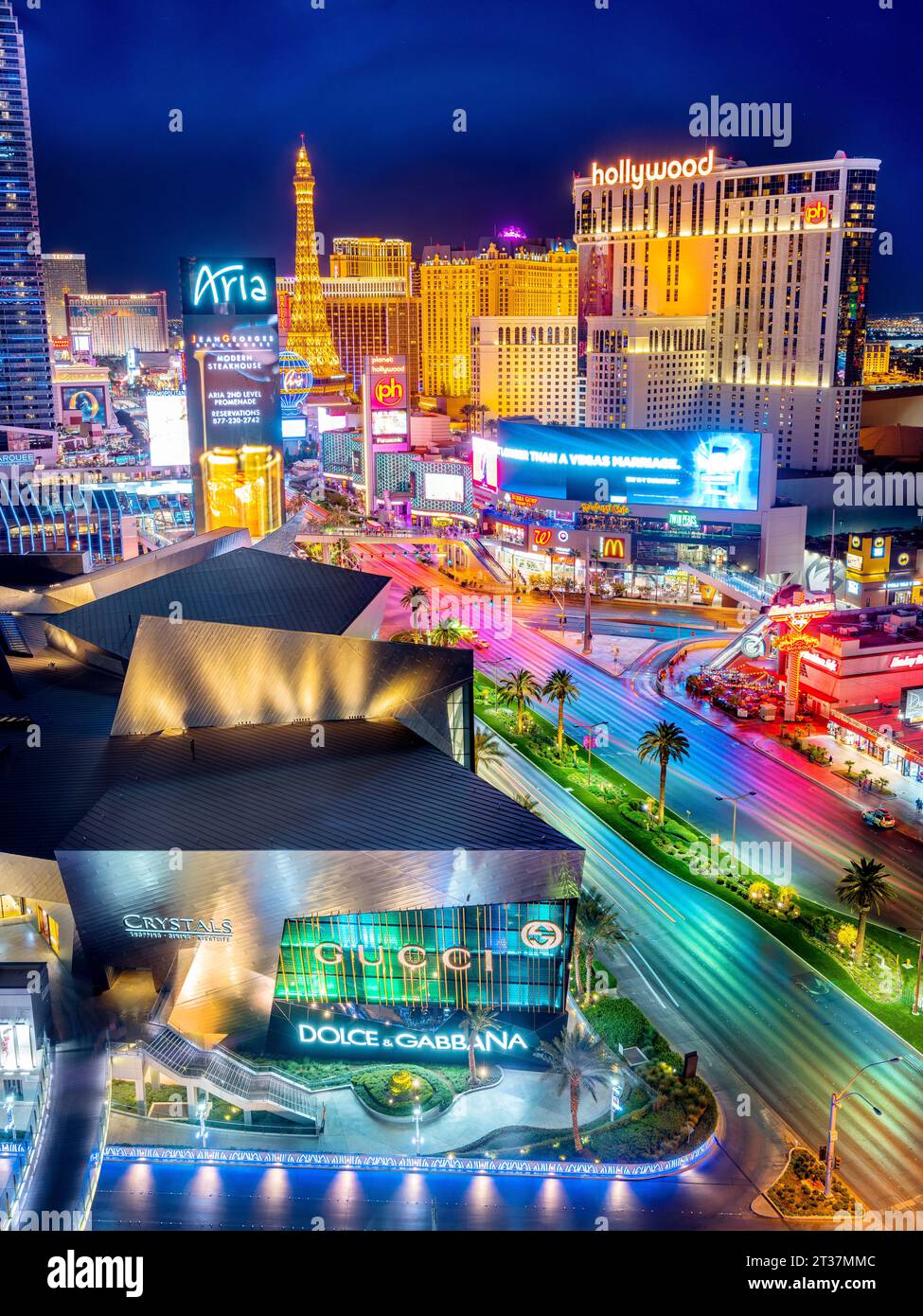 Vegas City View, Crystals Shopping Mall, City Center,Las Vegas Strip