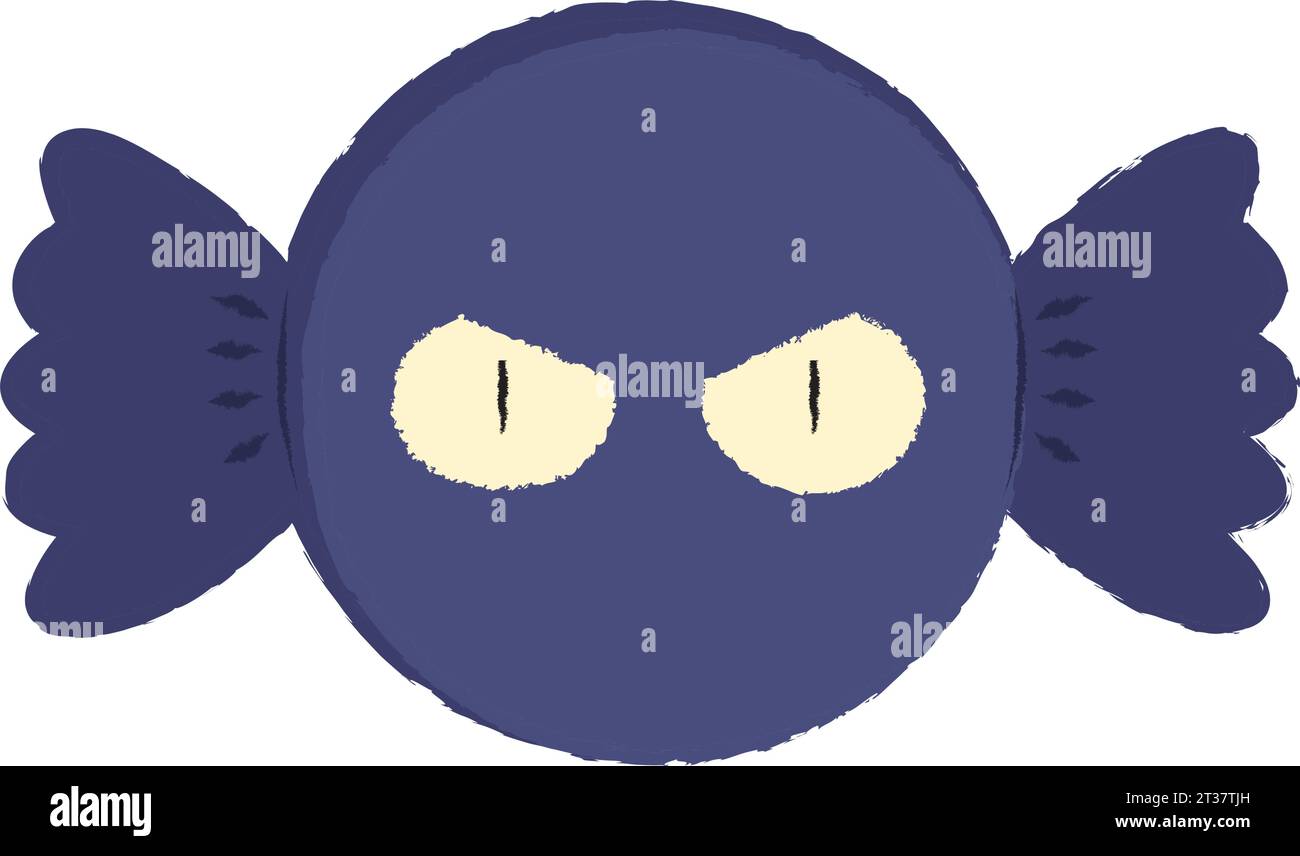 Isolated cute halloween candy icon Vector Stock Vector Image & Art - Alamy