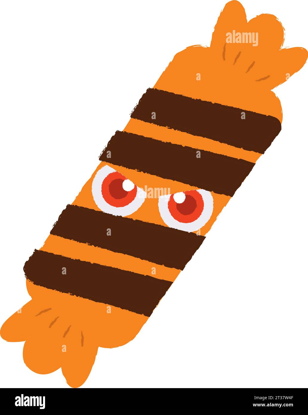Isolated cute halloween candy icon Vector Stock Vector Image & Art - Alamy