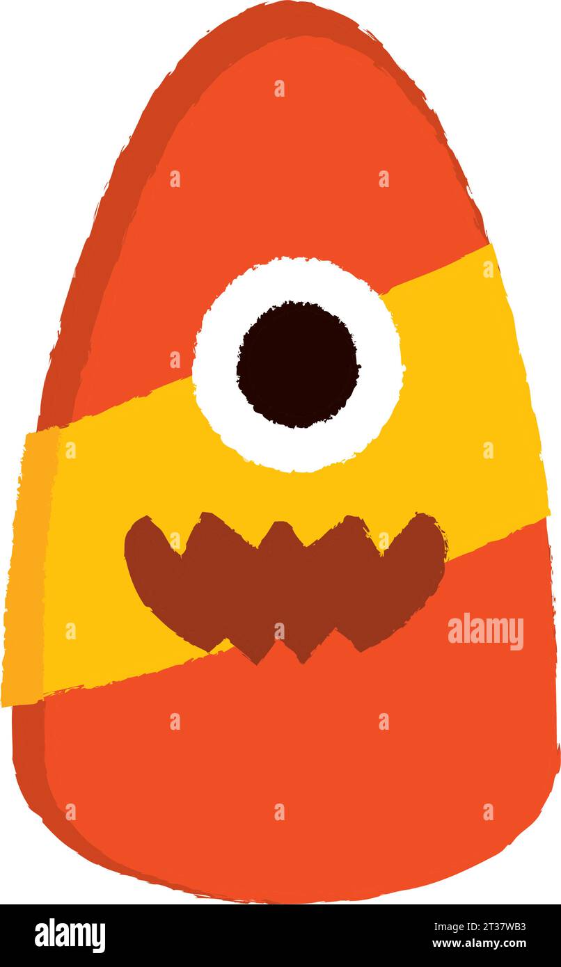Isolated cute halloween candy icon Vector Stock Vector Image & Art - Alamy