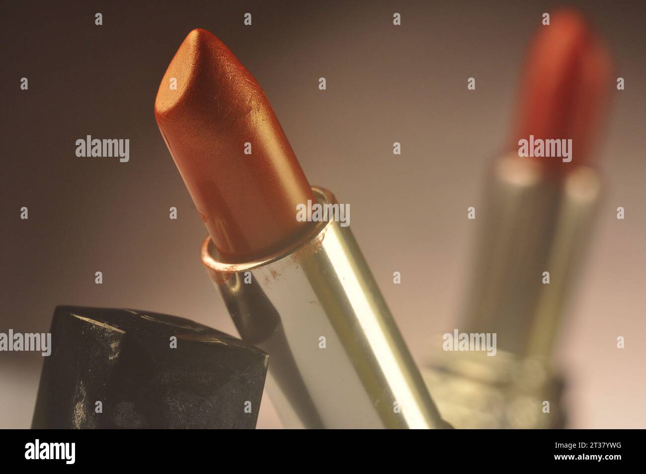 Lipstick close up, studio shot Stock Photo