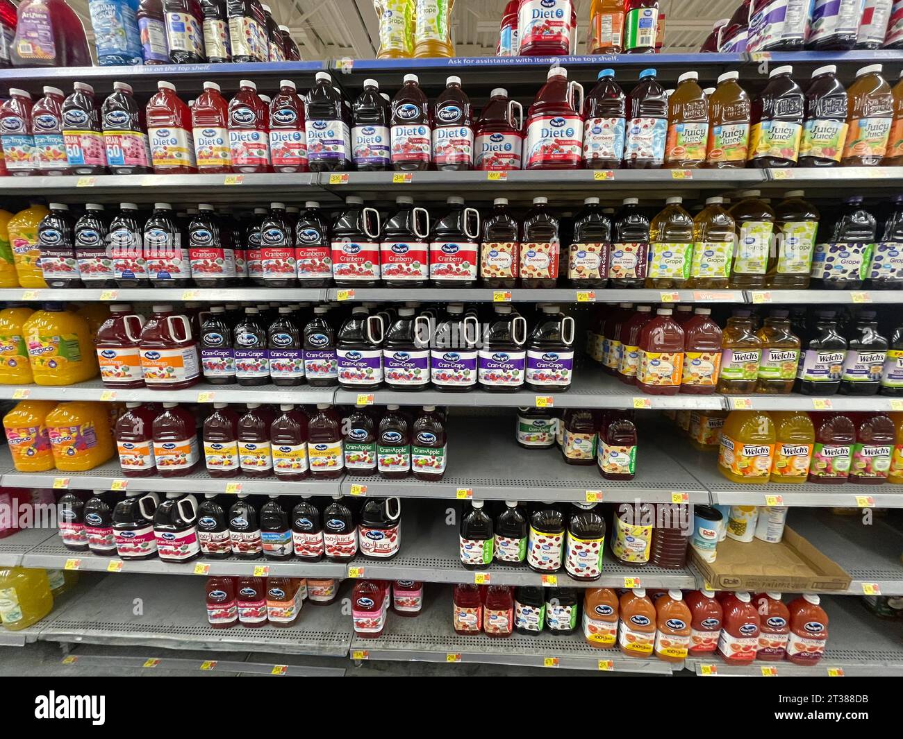 Grovetown, Ga USA 08 06 23 Walmart grocery store healthy drink