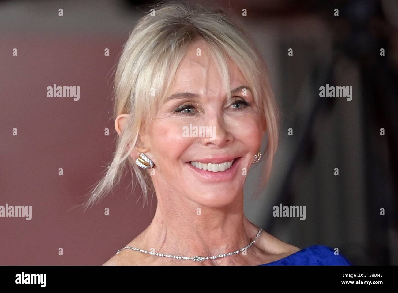 Rome, Italy. 23rd Oct, 2023. Trudie Styler attends the red carpet of Posso entrare En ode to Naples at Rome Film Fest 2023 at Auditorium Parco della Musica. Credit: SOPA Images Limited/Alamy Live News Stock Photo