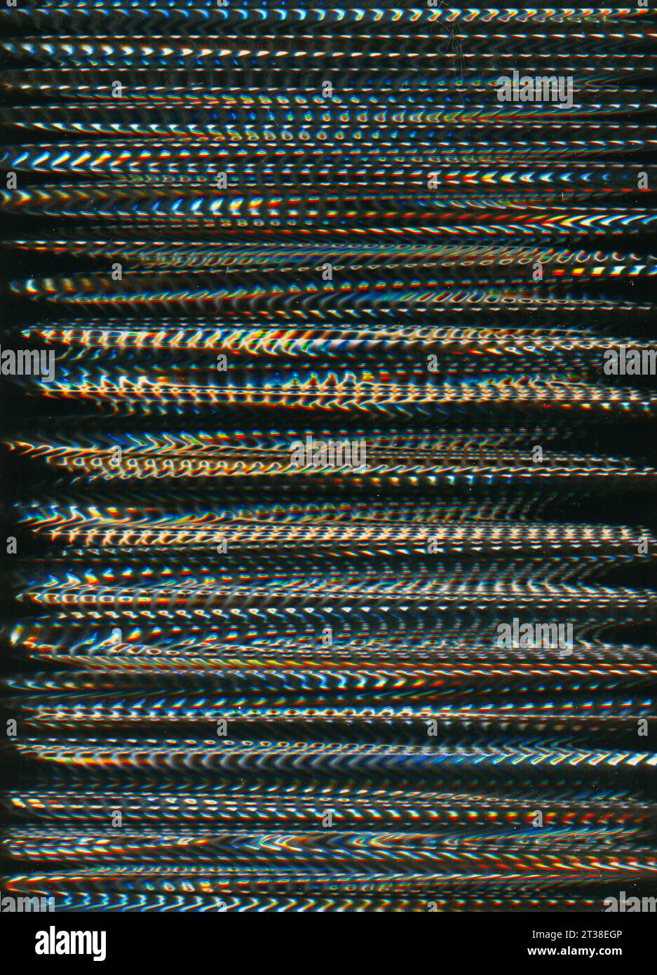 vhs tape glitch analog noise texture artifacts Stock Photo Alamy