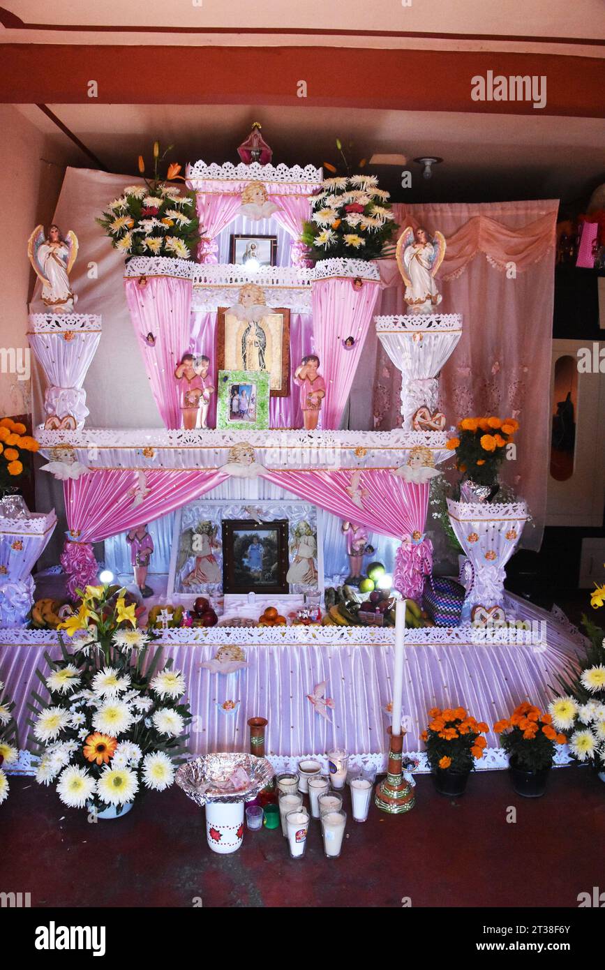 Day of the Dead in Huaquechula, Puebla, Mexico Stock Photo