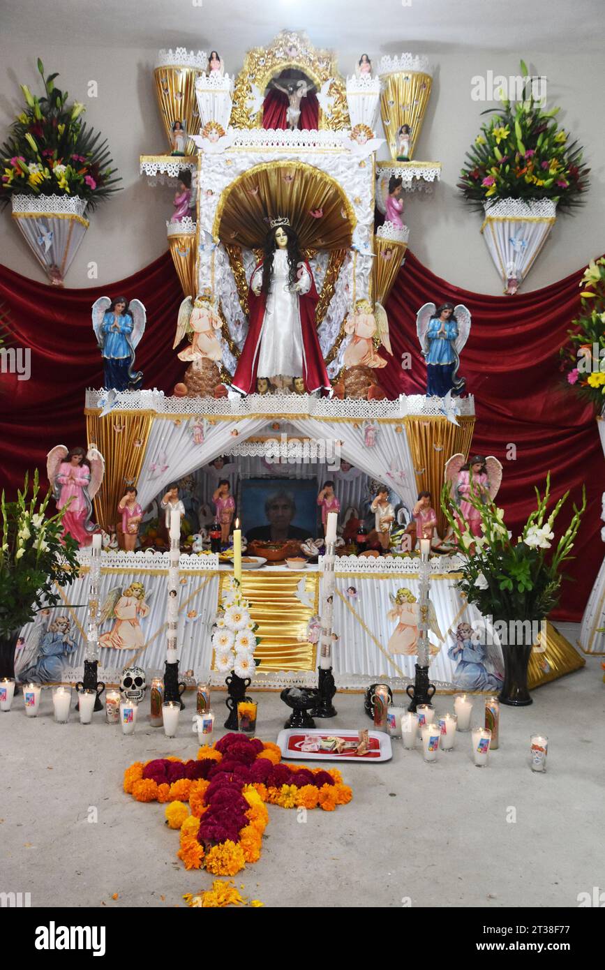 Day of the Dead in Huaquechula, Puebla, Mexico Stock Photo