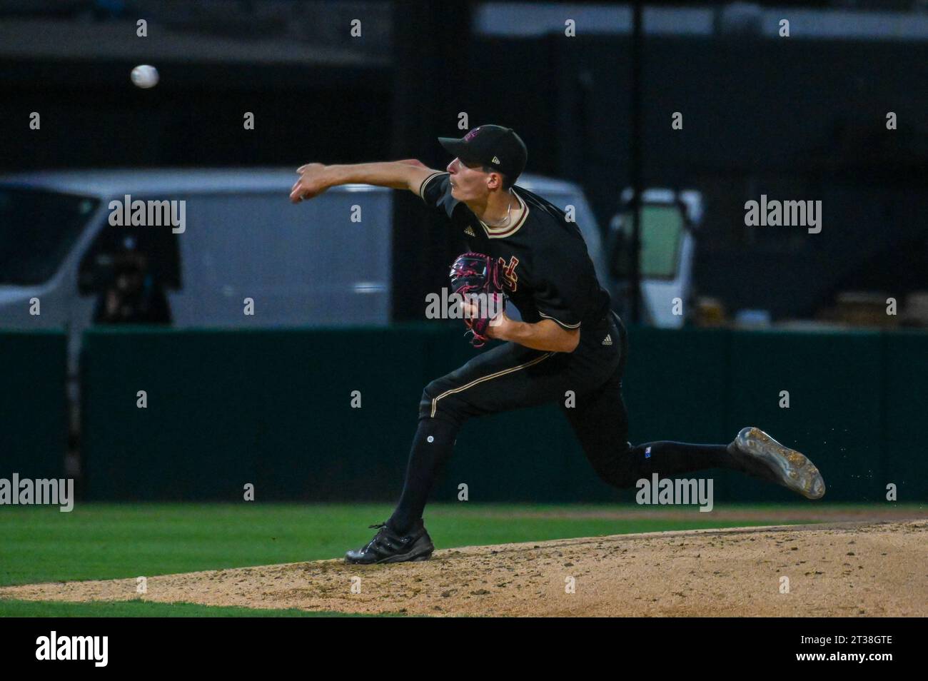 JSerra Lions righthand pitcher Benjamin Reimers (9) pitches during the CIF Southern Section