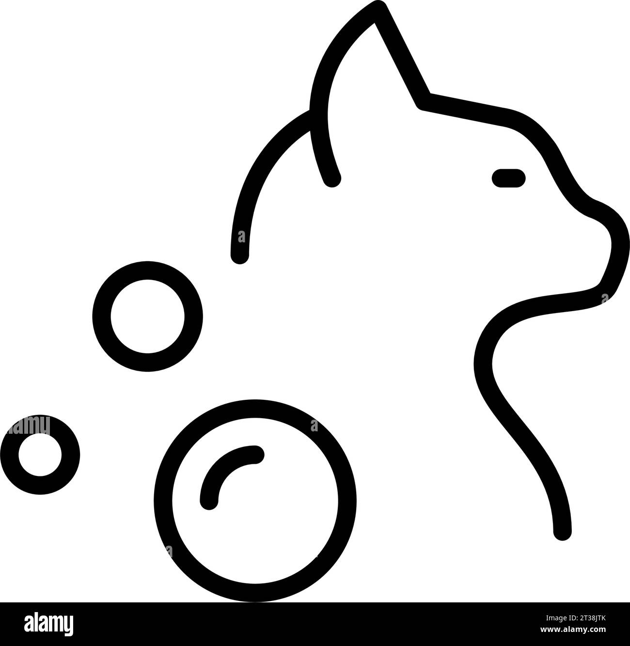 Funny wet cat Stock Vector Images Alamy