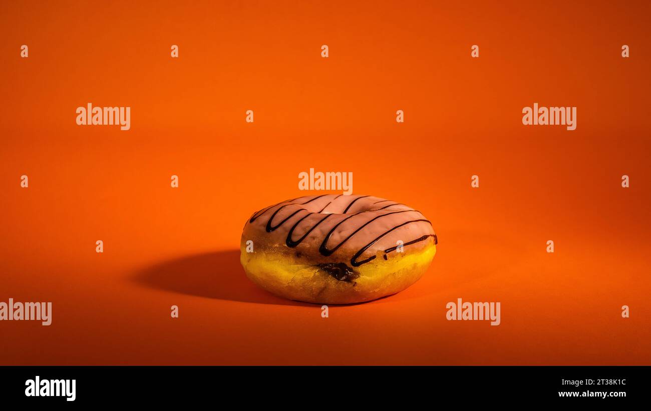 Big and appetizing donuts Stock Photo