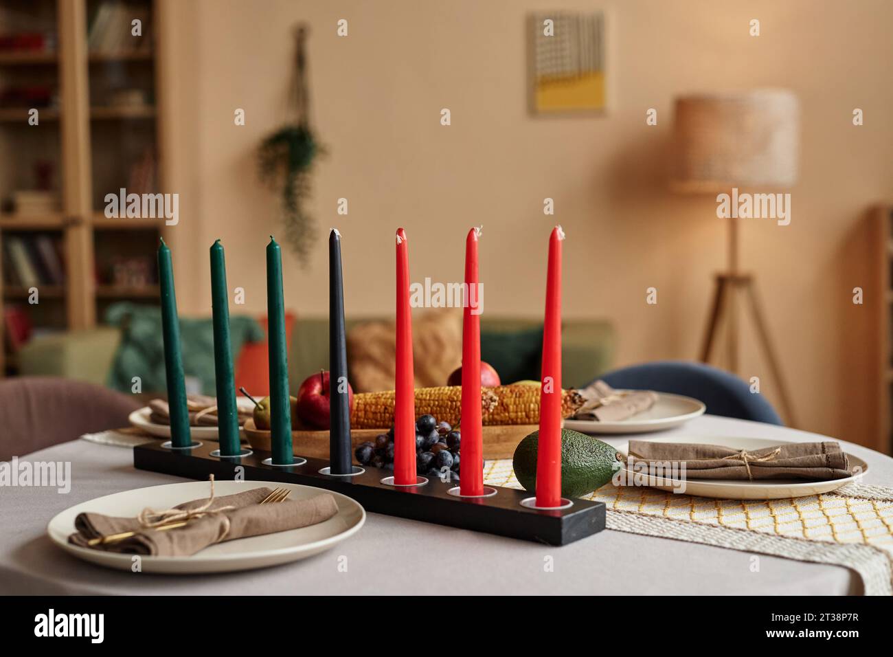 Mishumaa Saba the seven candles which represent the seven core