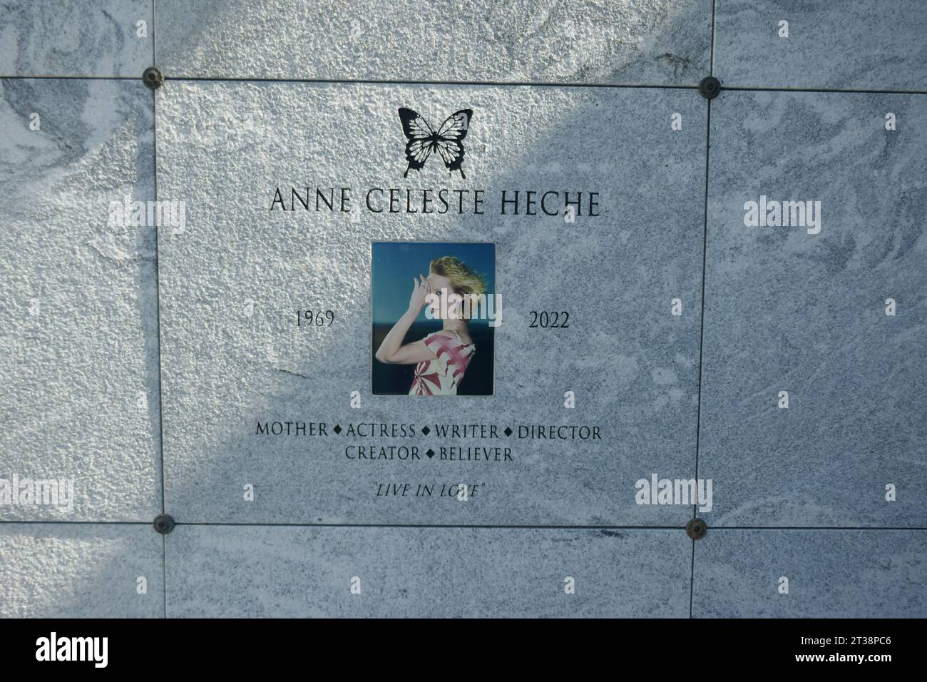 Los Angeles, California, USA 21st October 2023 Actress Anne Heche Grave