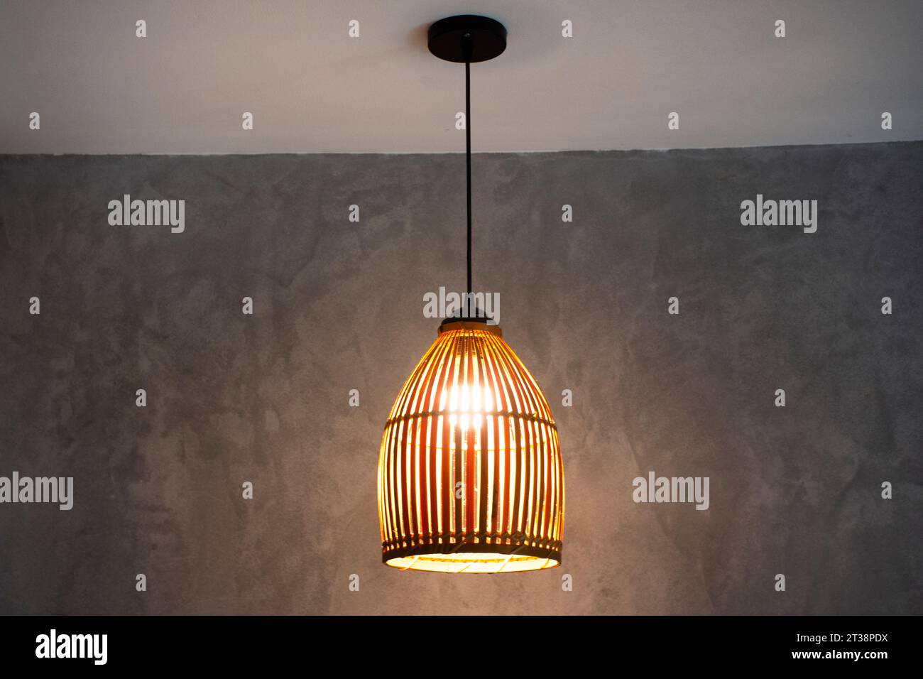 Woven bamboo ceiling hi-res stock photography and images - Alamy