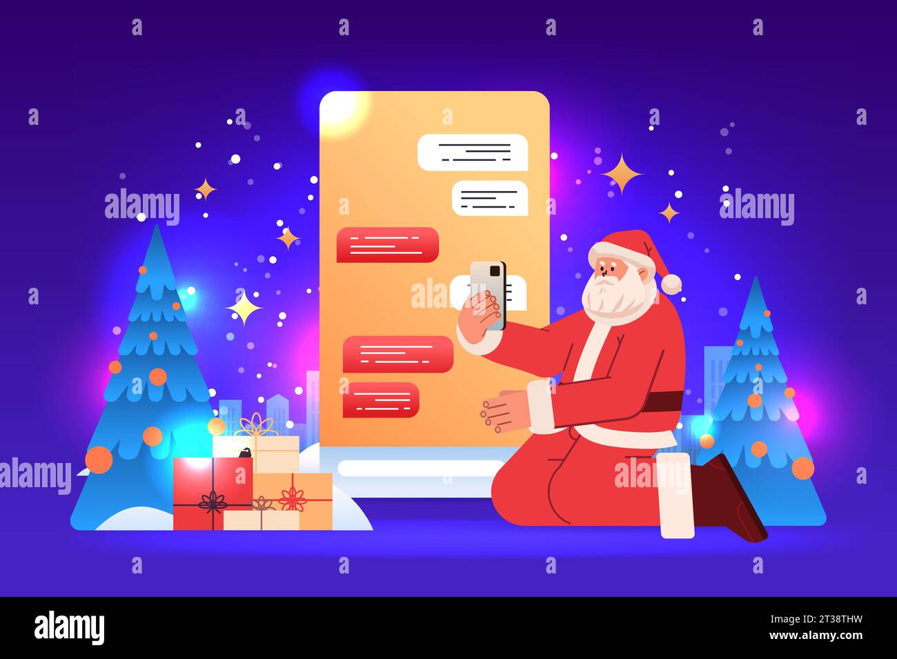 Saint nicholas sack on Stock Vector Images - Alamy