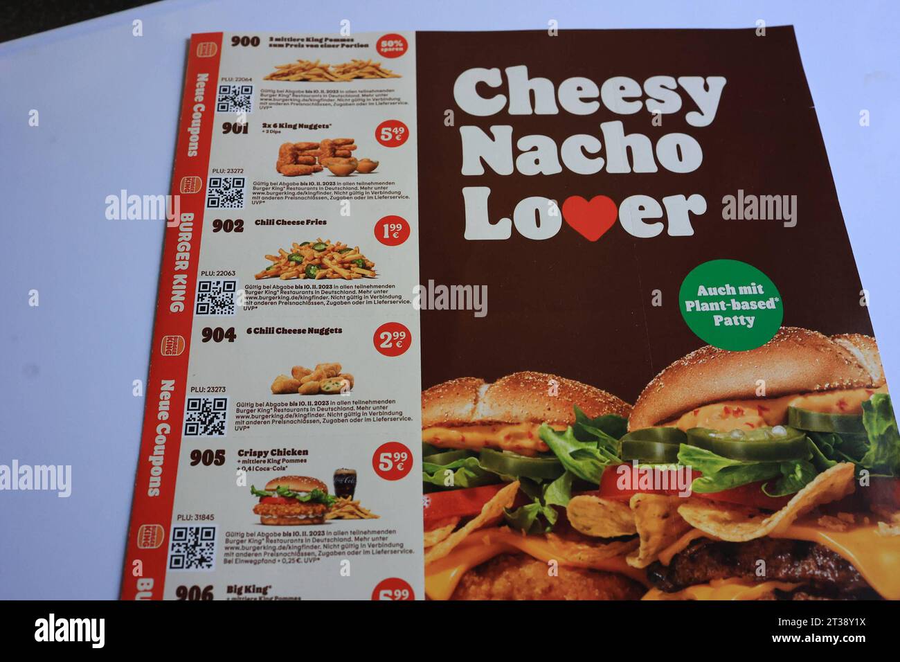 Burger king coupon hi-res stock photography and images - Alamy