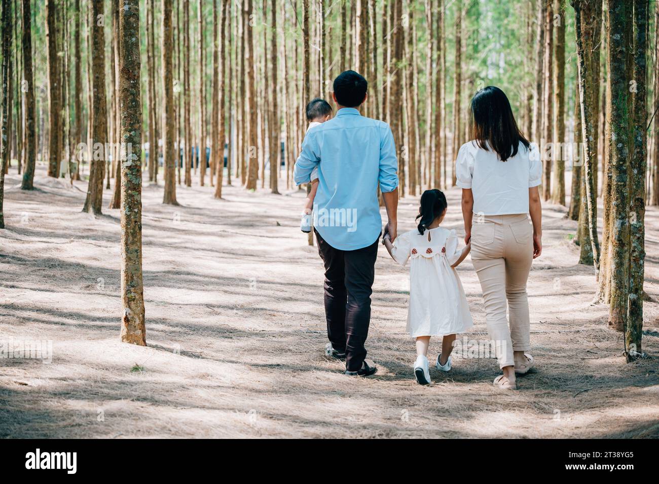Children hug walking asian hi-res stock photography and images - Alamy
