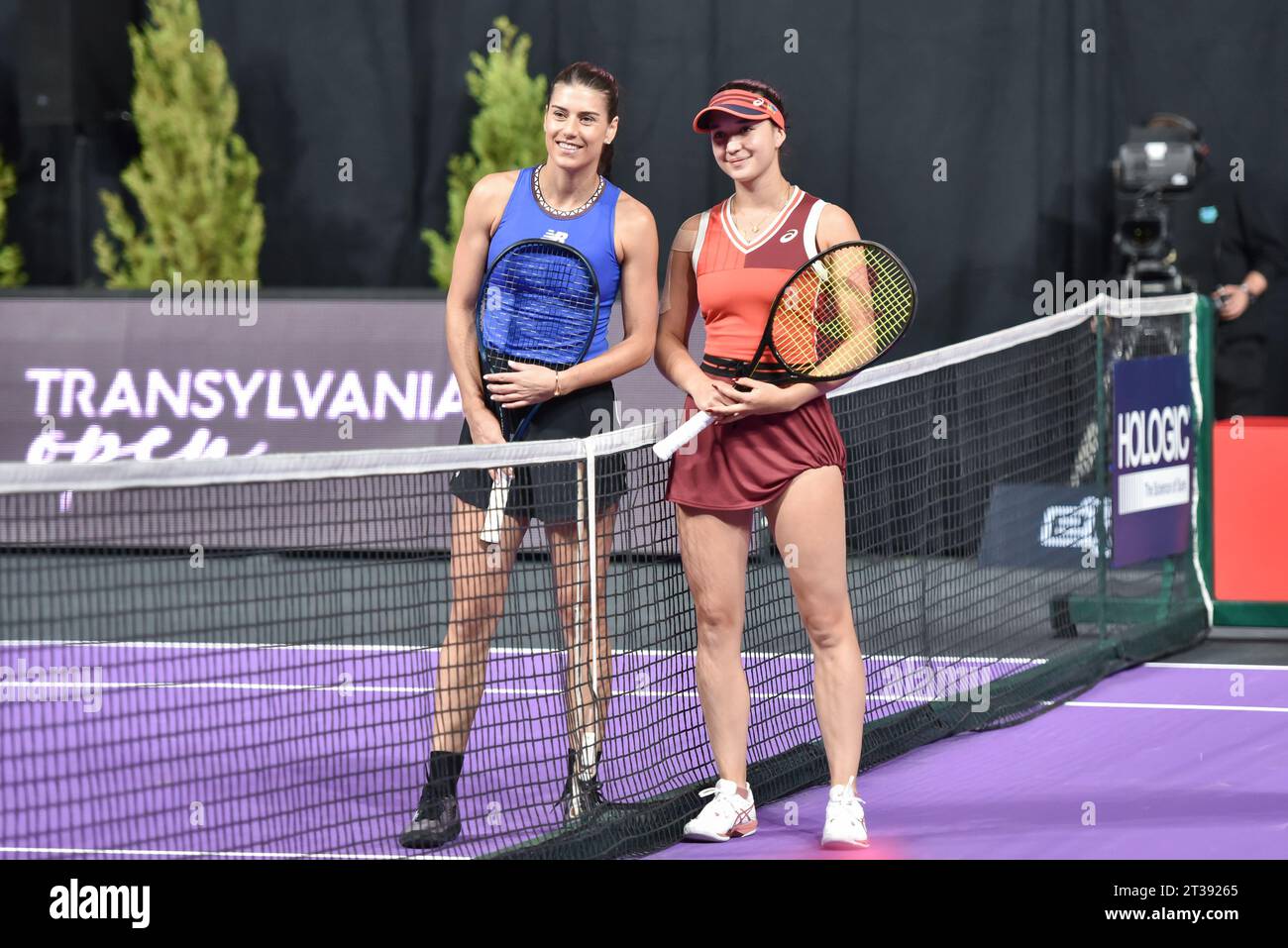 The tennis match between Sorana Cirstea vs. Eva Lys at the WTA