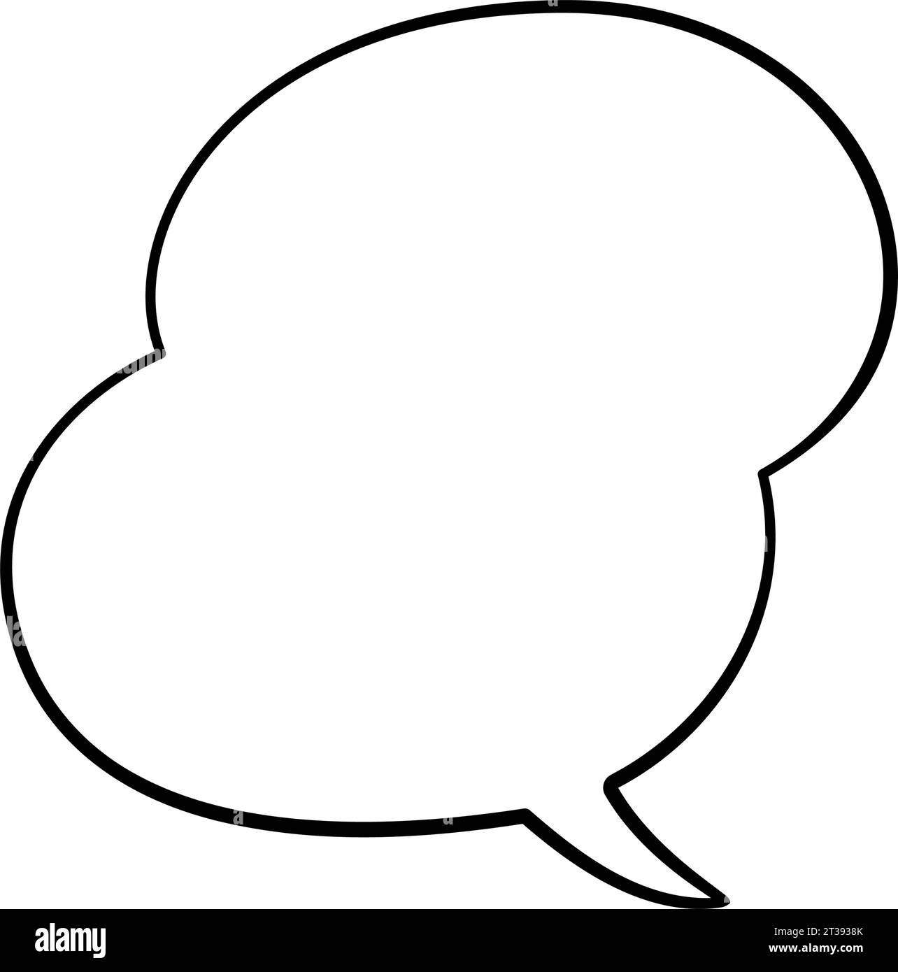 Manga speech bubbles element. Hand drawn chat boxe. Doodle manga speech balloon. Comic cartoon text bubble frame. Vector illustration isolated on Stock Vector