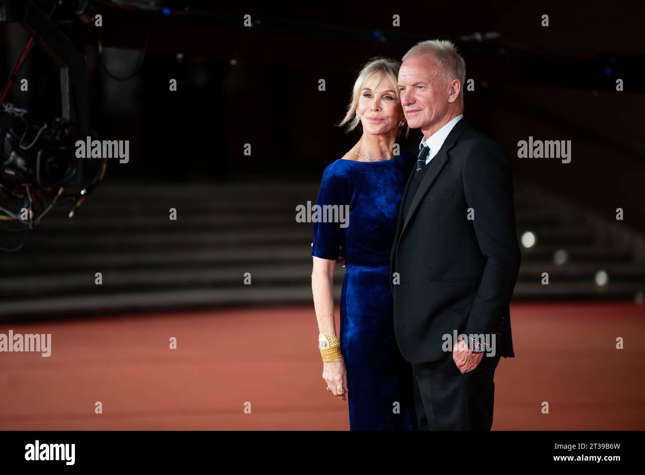 Red Carpet of 'Posso Entrare? An Ode to Naples' at 18th Rome Film Fest Stock Photo