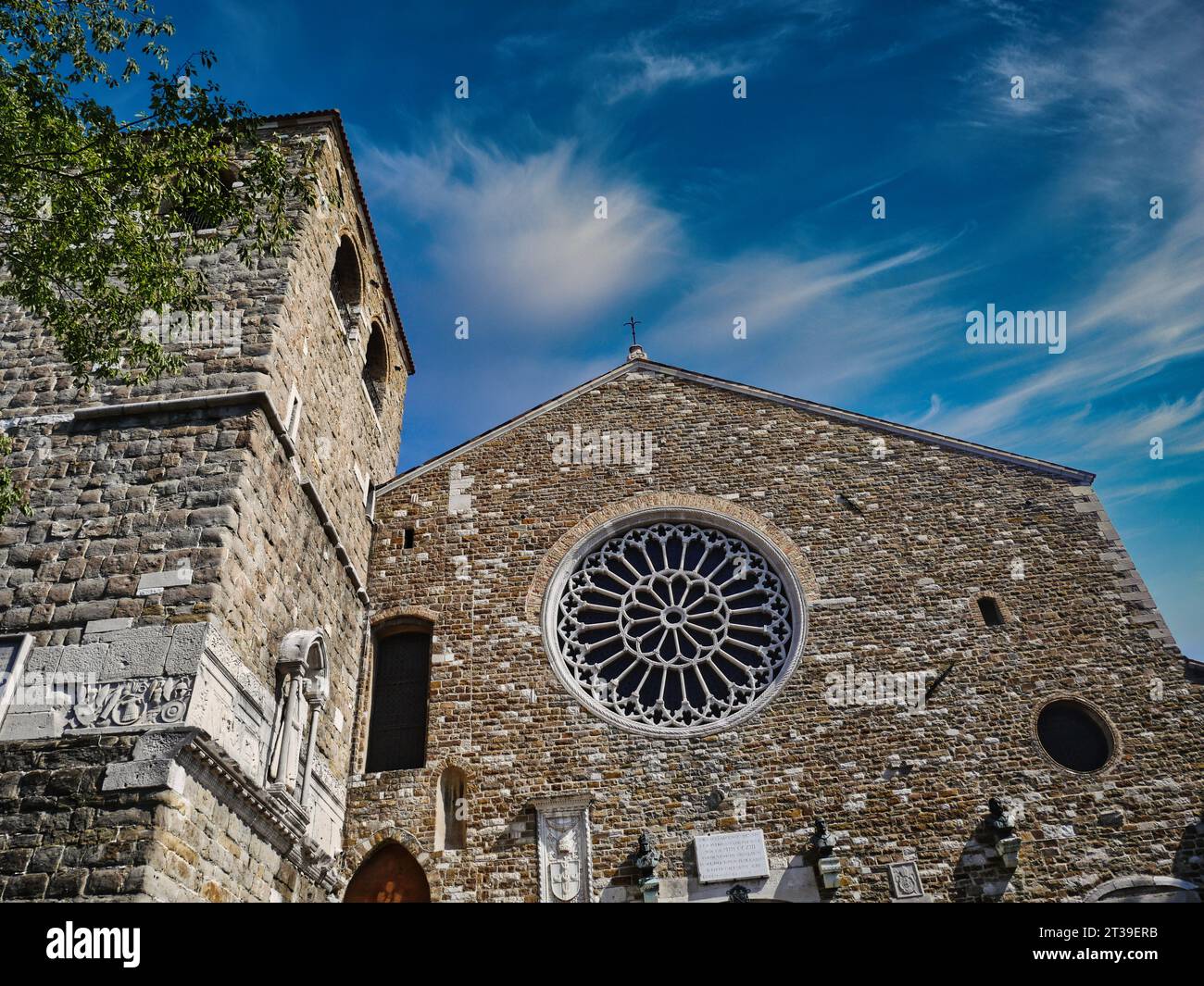 Cattedrale di San Giusto Martire (Trieste Cathedral)Italy Stock Photo